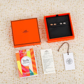 【関税負担なし・送料無料・代引可】エルメス ピアス 未使用 箱付き